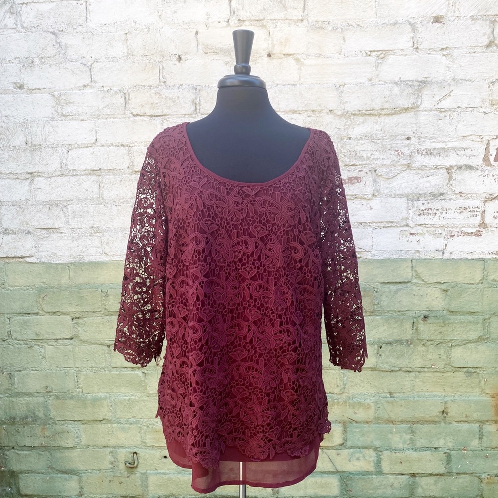 Chiffon Lace Top